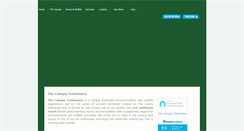 Desktop Screenshot of canopytreehouses.com.au